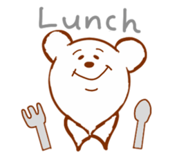 Natural bear sticker #8841546