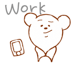 Natural bear sticker #8841548