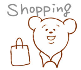 Natural bear sticker #8841549