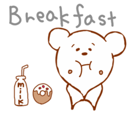 Natural bear sticker #8841550