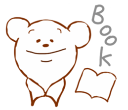 Natural bear sticker #8841551