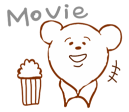 Natural bear sticker #8841552