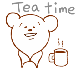 Natural bear sticker #8841555