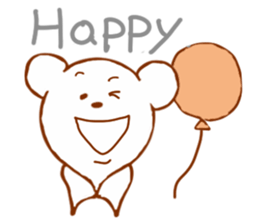 Natural bear sticker #8841558