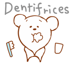 Natural bear sticker #8841559