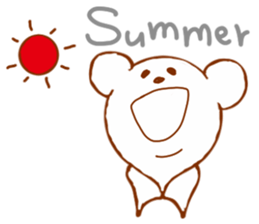 Natural bear sticker #8841564