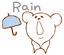 Natural bear sticker #8841566