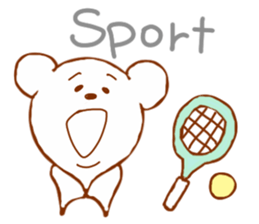 Natural bear sticker #8841567