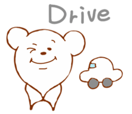 Natural bear sticker #8841569