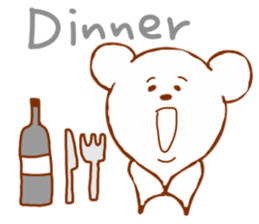 Natural bear sticker #8841570