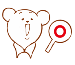 Natural bear sticker #8841571