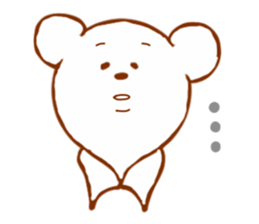 Natural bear sticker #8841583