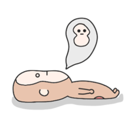 Mystery monkey sticker #8841591