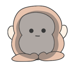 Mystery monkey sticker #8841594