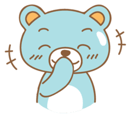 Cutie pastel bear sticker #8841761