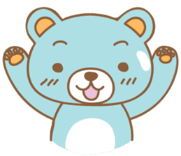 Cutie pastel bear sticker #8841763