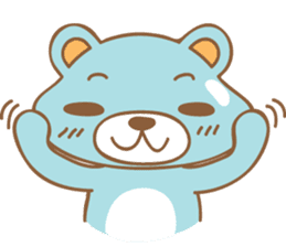 Cutie pastel bear sticker #8841764