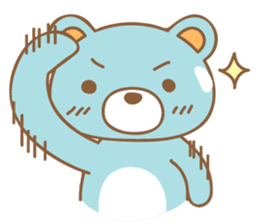Cutie pastel bear sticker #8841765