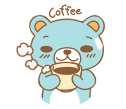 Cutie pastel bear sticker #8841767