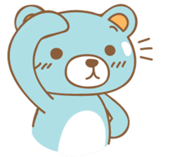 Cutie pastel bear sticker #8841768