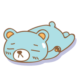 Cutie pastel bear sticker #8841769