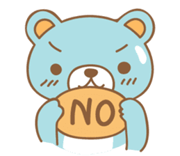 Cutie pastel bear sticker #8841771