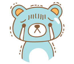 Cutie pastel bear sticker #8841774