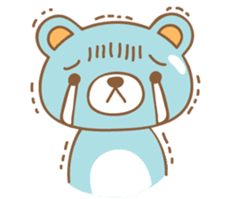 Cutie pastel bear sticker #8841774