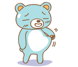 Cutie pastel bear sticker #8841775