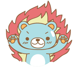 Cutie pastel bear sticker #8841776