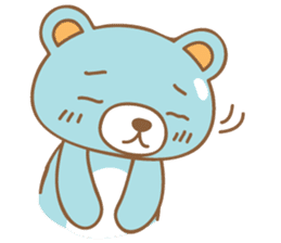 Cutie pastel bear sticker #8841779