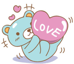 Cutie pastel bear sticker #8841780