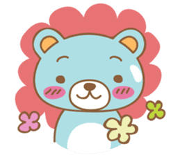 Cutie pastel bear sticker #8841781
