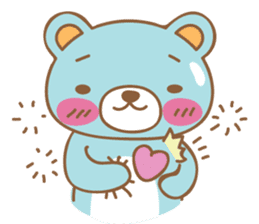Cutie pastel bear sticker #8841783