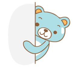 Cutie pastel bear sticker #8841784