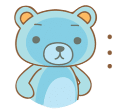 Cutie pastel bear sticker #8841787