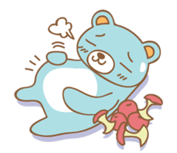 Cutie pastel bear sticker #8841788