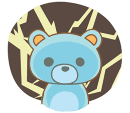 Cutie pastel bear sticker #8841789