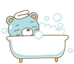 Cutie pastel bear sticker #8841792
