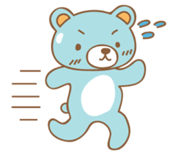 Cutie pastel bear sticker #8841797