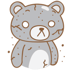 Cutie pastel bear sticker #8841799