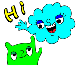 Monster's dearest friend sticker #8841880