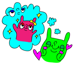 Monster's dearest friend sticker #8841882