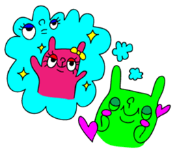 Monster's dearest friend sticker #8841882