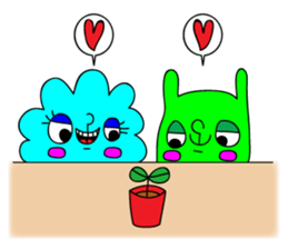 Monster's dearest friend sticker #8841895