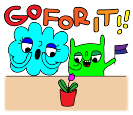 Monster's dearest friend sticker #8841905