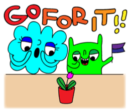 Monster's dearest friend sticker #8841905