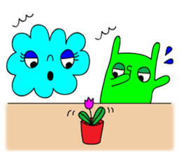 Monster's dearest friend sticker #8841906