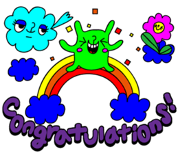 Monster's dearest friend sticker #8841915