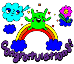 Monster's dearest friend sticker #8841915